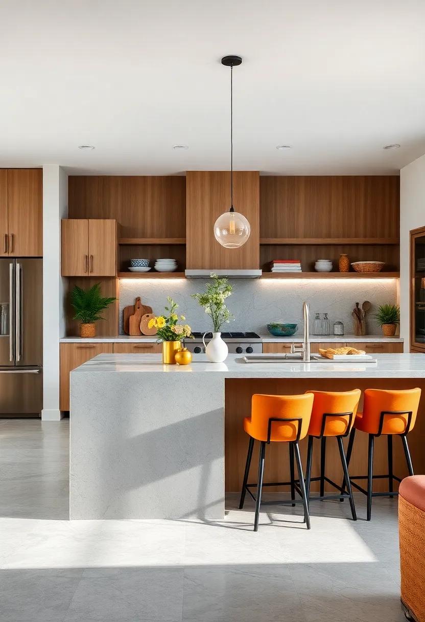 Family Central: Check out kid-friendly kitchen islands that⁤ include built-in seating, encouraging family interaction during⁤ meal prep and homework time