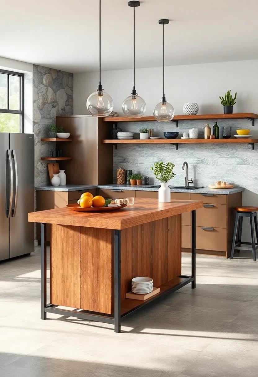 Industrial Chic: Dive into the⁤ world of industrial-style kitchen islands, with metal frames and ⁤wooden ​surfaces that lend an edgy yet stylish flair to any cooking space