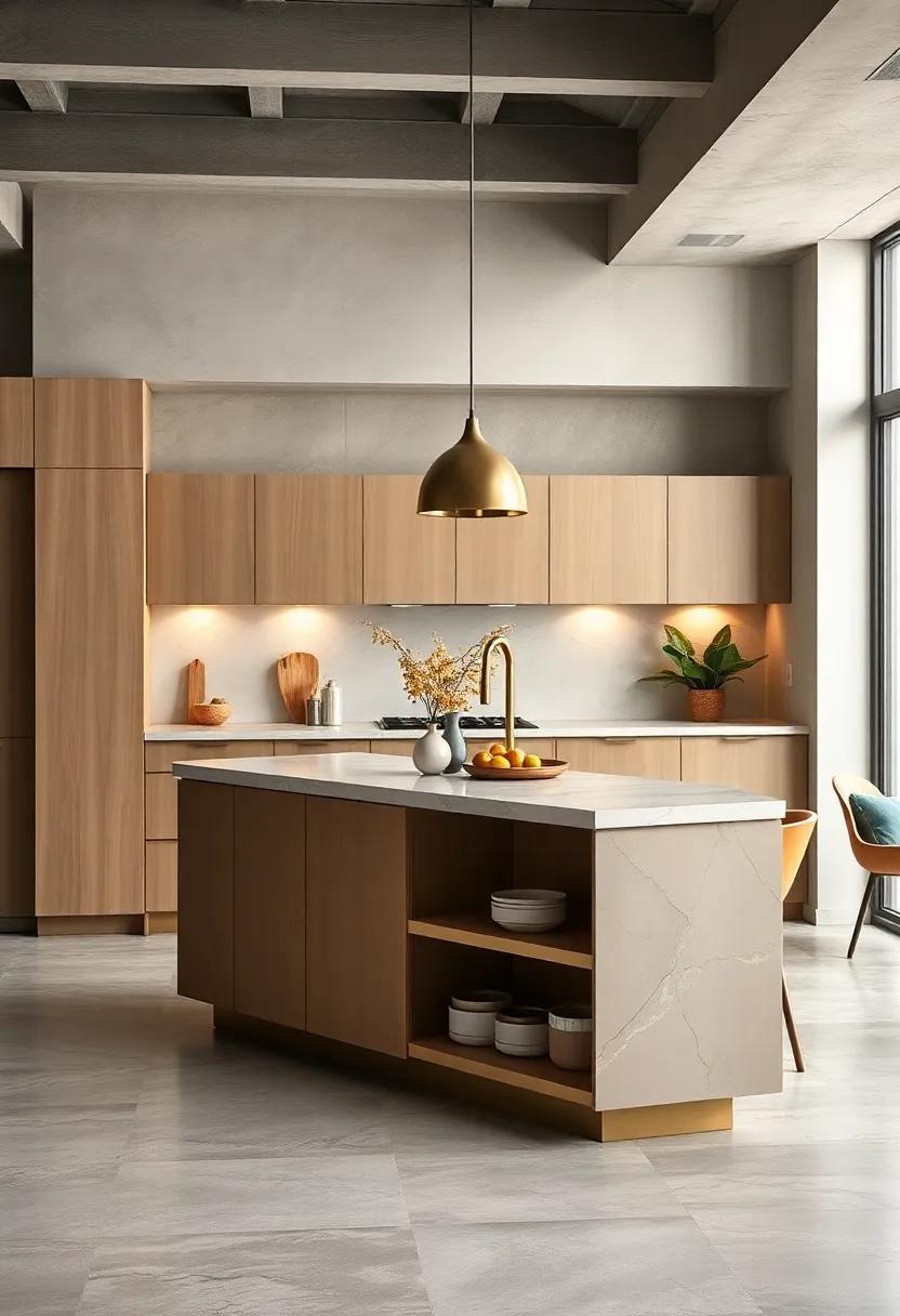 Mixing Metals: Learn how to incorporate‌ a small kitchen island that mixes various metals, creating a sophisticated and contemporary‍ aesthetic with⁤ a ⁣touch of glamour