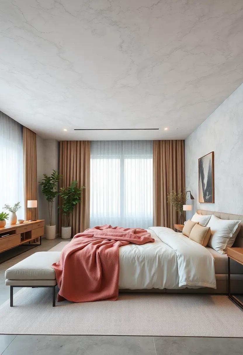 soft Textures: Choose textured wallpaper that mimics fabric or natural elements for a tactile experience that invites touch