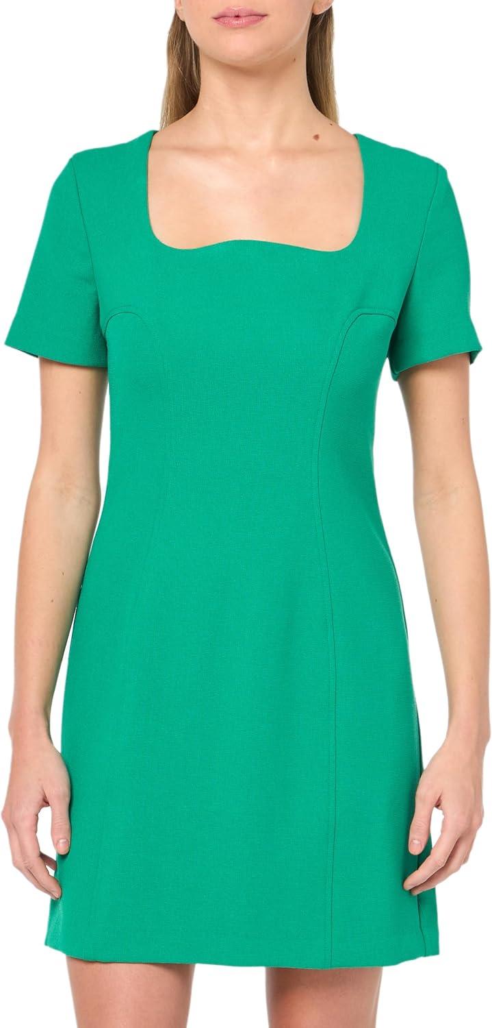 Our Take on the Trina Turk Sheath Dress with Curved Neckline