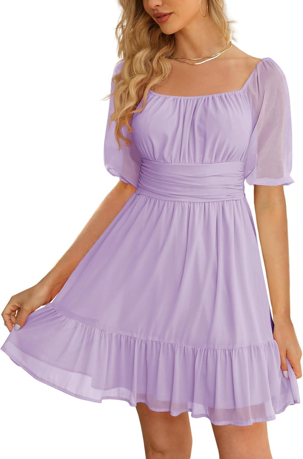 Our Take on the Wenrine Puff Sleeve Mini Dress: Style & Comfort Combined