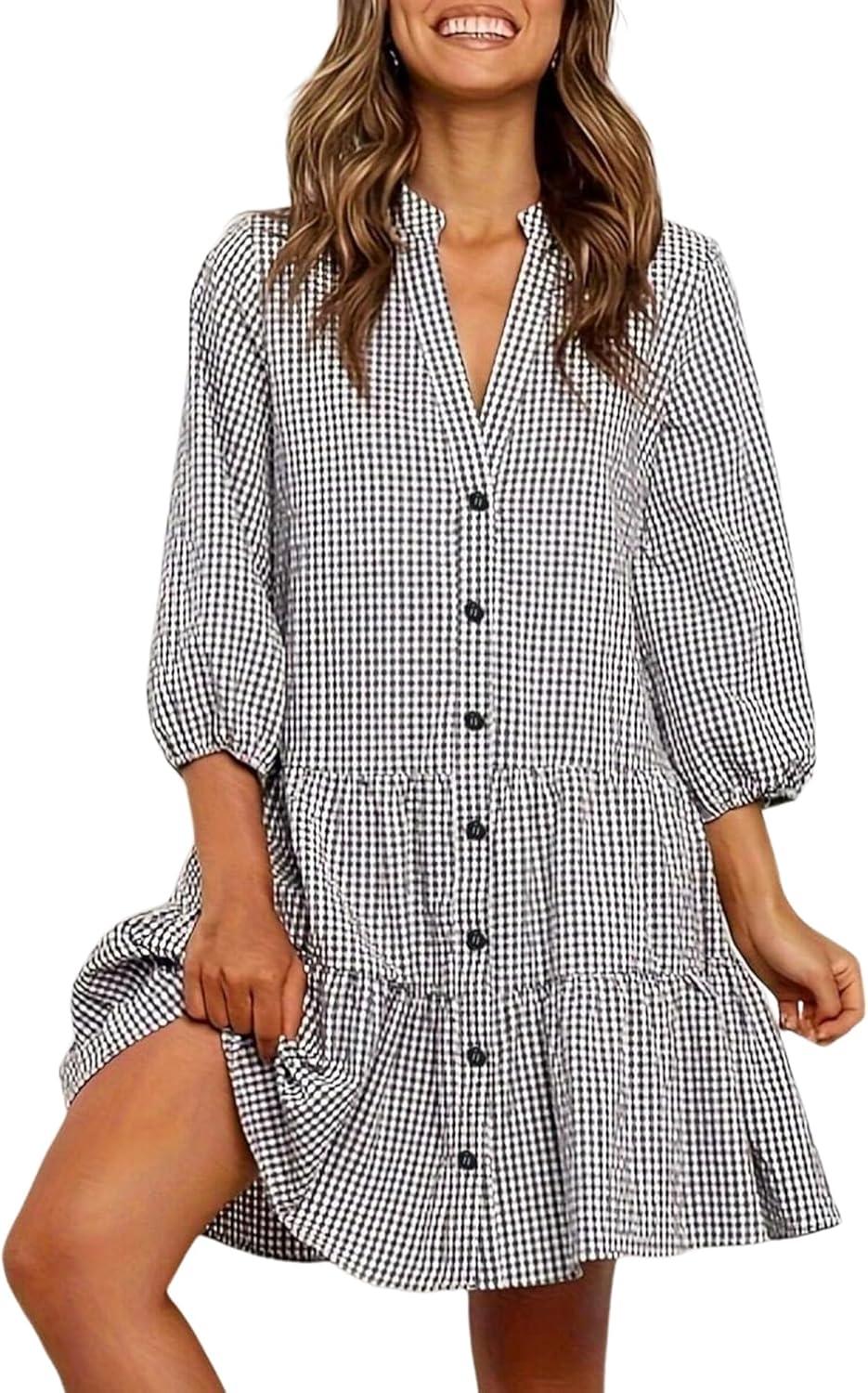 Our Take on the Urchics Plaid Shirt Dress: Casual Comfort Reviewed