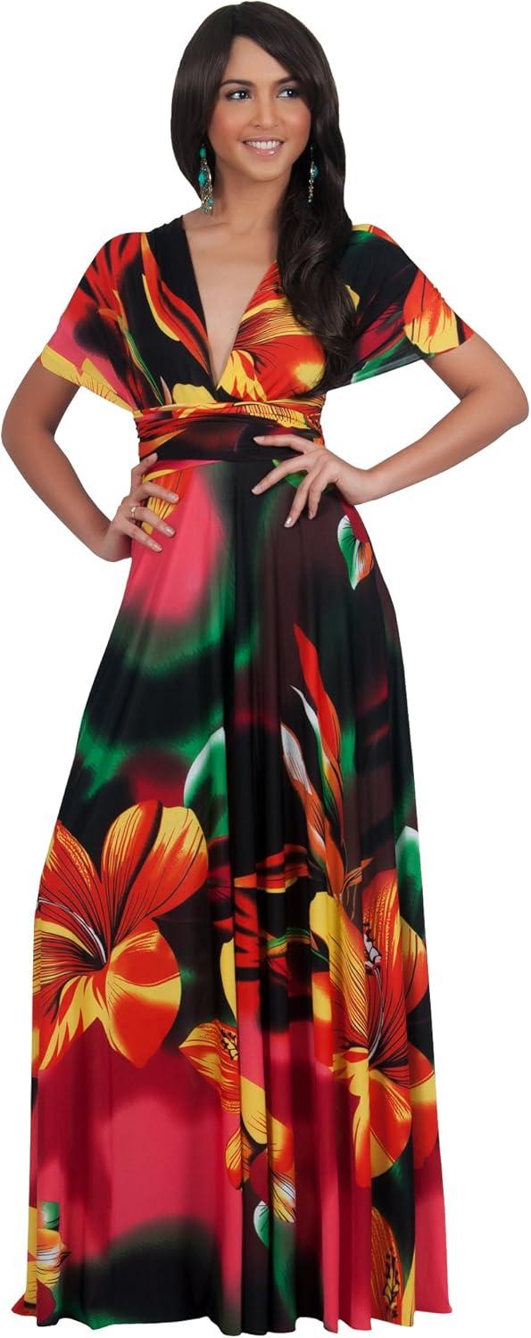 Why We Love the KOH KOH Floral Maxi Dress: Versatility & Fit