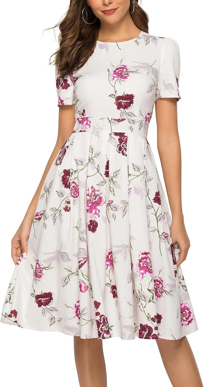 Why We Love the Simple Flavor Vintage Floral Summer Midi Dress