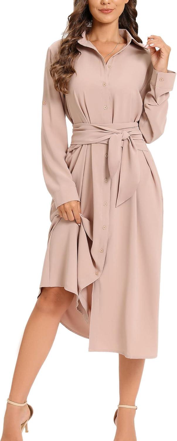 Our Take on the LUSMAY Button-Down Dress with Pockets