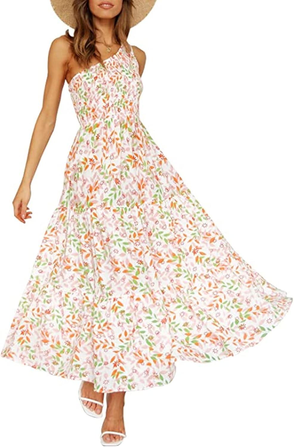 Why We Love the ZCSIA 2024 One Shoulder Boho Midi Dress