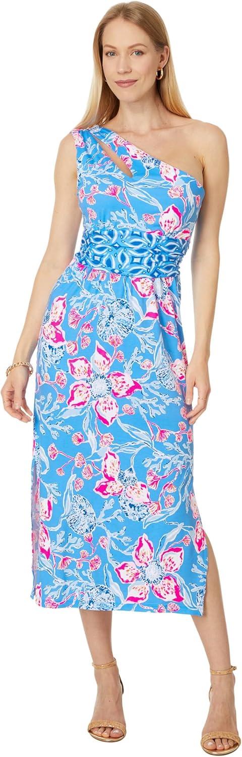 Our Take on the Lilly Pulitzer Helina One-Shoulder Midi Dress