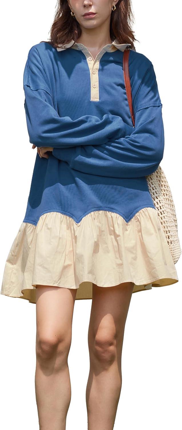 Our Take on the D-Sun Oversized Sweatshirt Mini Dress for Fall