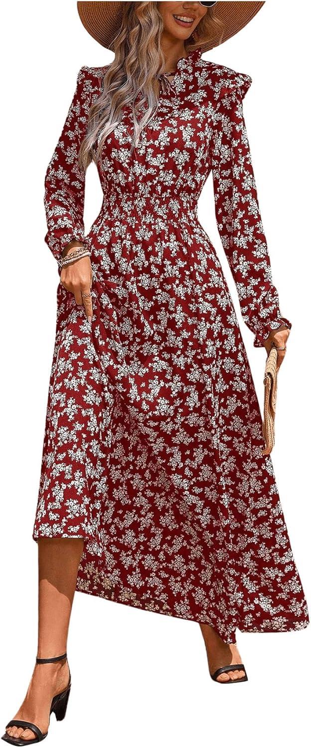 Our Honest Take on the MakeMeChic 2025 Burgundy Maxi Dress