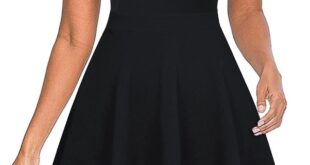 Why We Love the Black Vintage Knee-Length Dress with Pockets