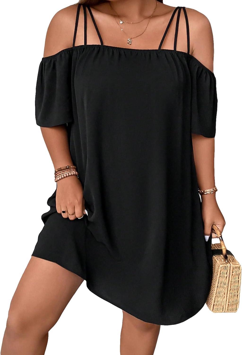 Why We Love the SOLY HUX Plus Size Off-Shoulder Summer Dress