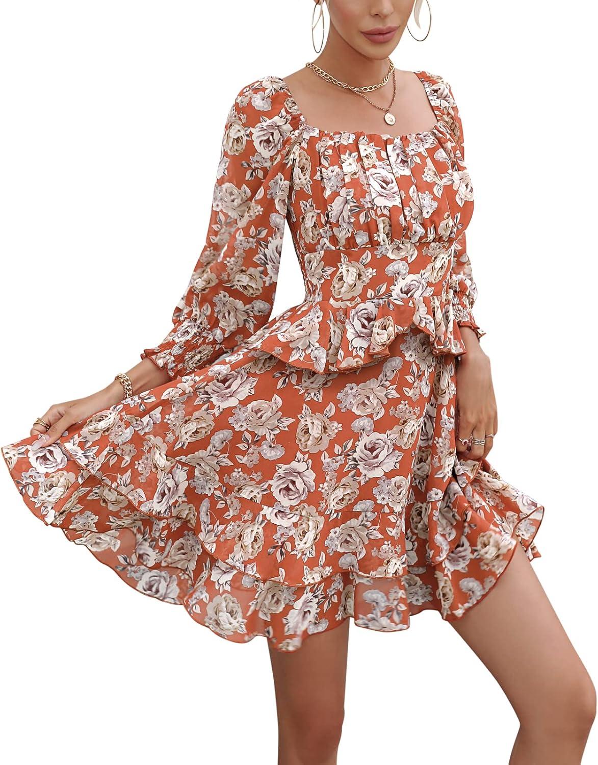 Why We Love the EXLURA Floral Ruffle Sundress This Season