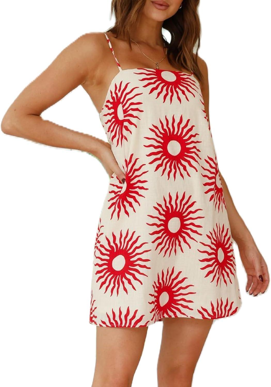 Our Take on the Women’s Floral Boho Graffiti Mini Cami Dress