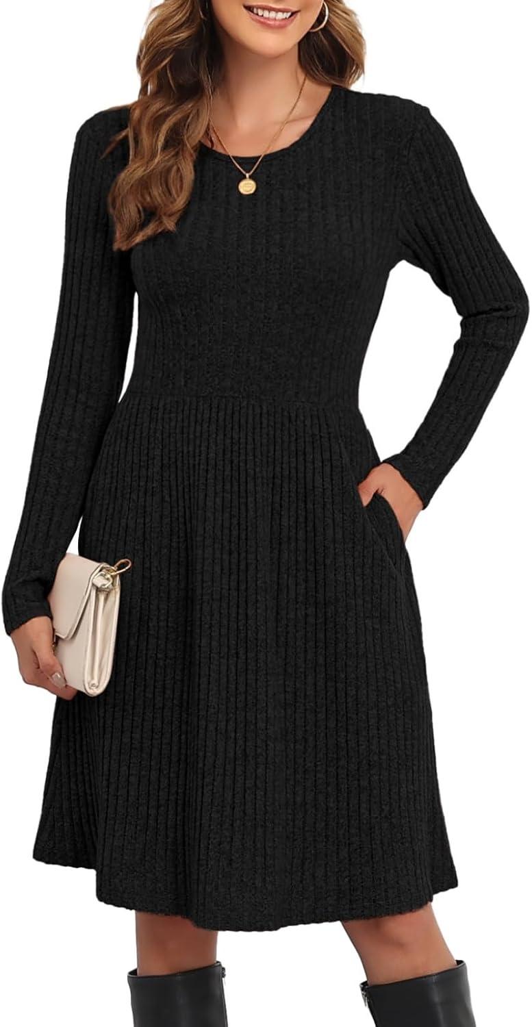 Our Honest Take on the Cozy Knit Sweater Dress with Pockets