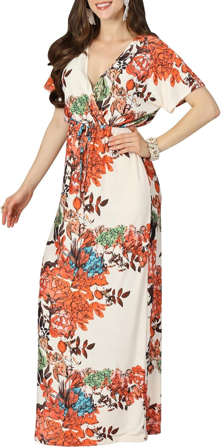 Our Review: Stylish Comfort in the KOH KOH Floral Maxi Dress