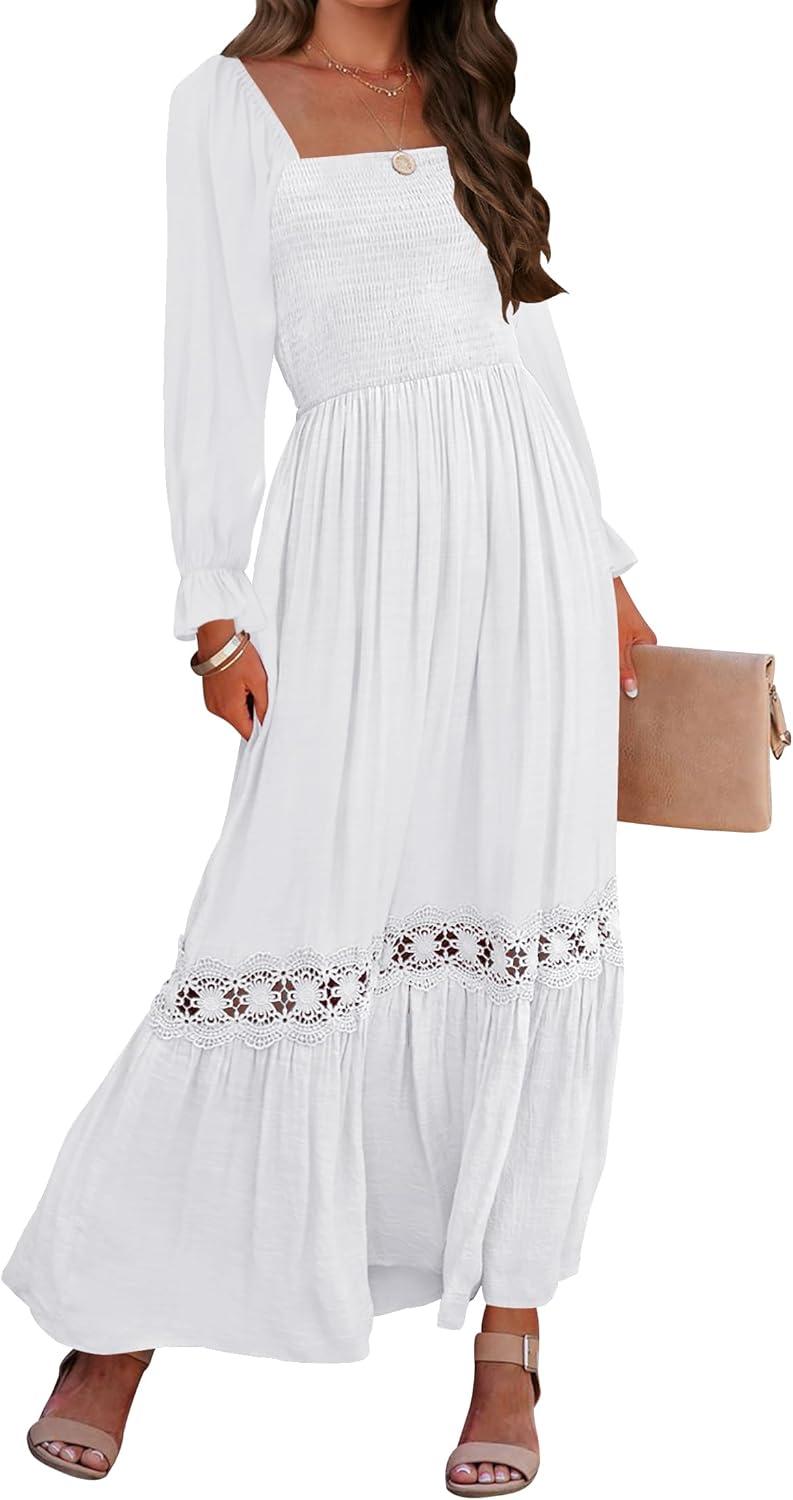 Effortless Boho Elegance: Exploring the ZESICA Maxi Dress Vibe