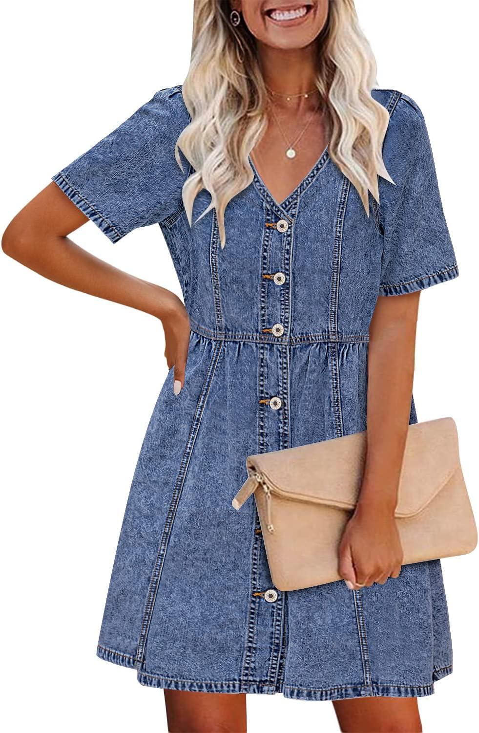 Luvamia Denim Dress: Stylish Comfort for Every Casual Occasion