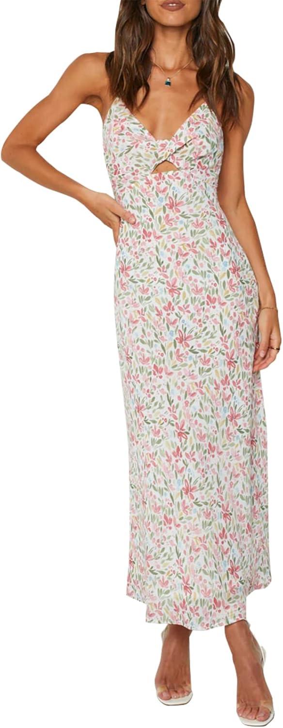 Floral Maxi Dress with Twist Front: Stylish Summer Vibes Reviewed