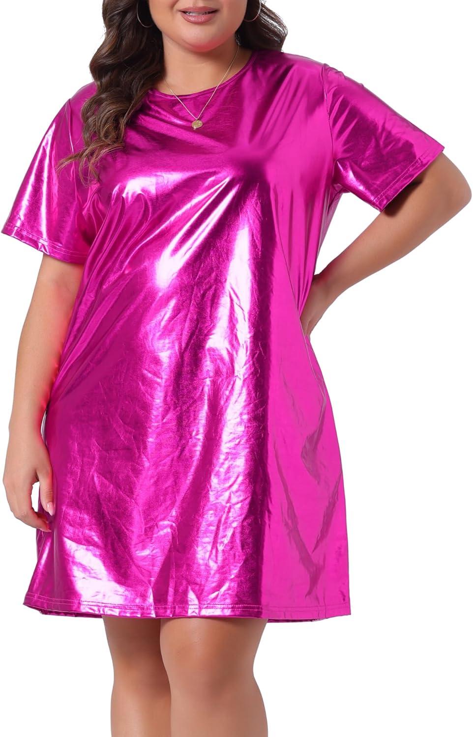 Shining Bright: Exploring the Agnes Orinda Plus Size Metallic Dress