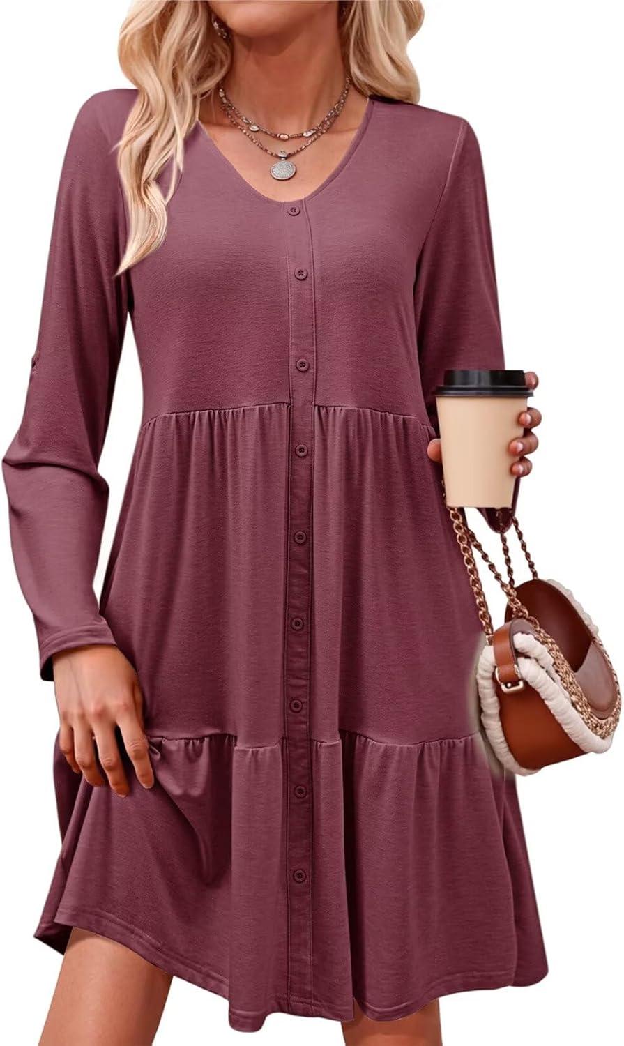 Fall Vibes: Exploring Dokotoo’s 2025 Ruffle Tiered Mini Dress with Pockets