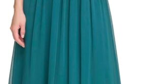 Flowing Elegance: Exploring the DKNY Long Chiffon V-Neck Dress