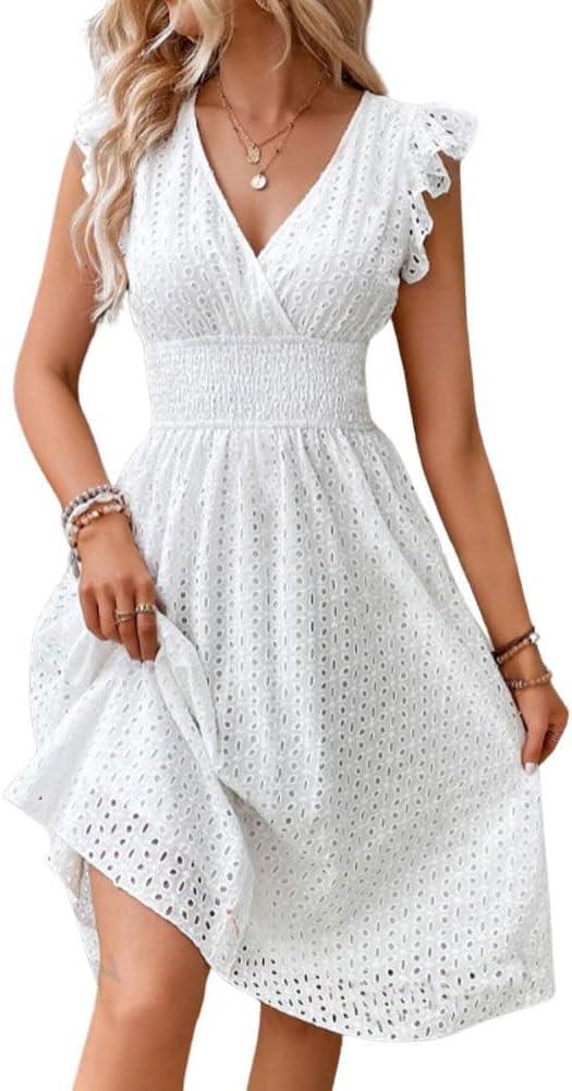 Our Take on the CHOUYATOU 2024 Lace Midi Dress: Style & Fit Review