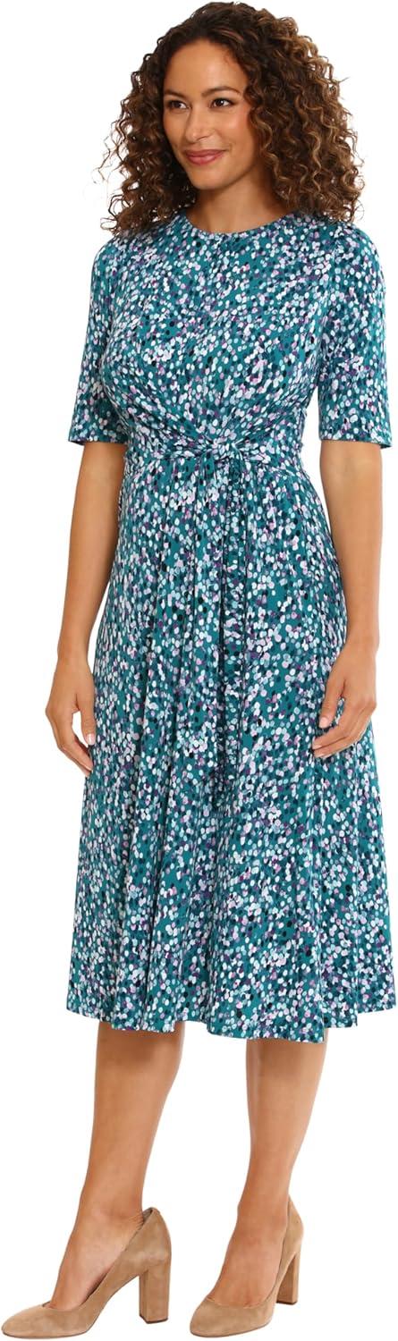 Our Honest Take on the London Times Side Waist Tie Fit & Flare Dress