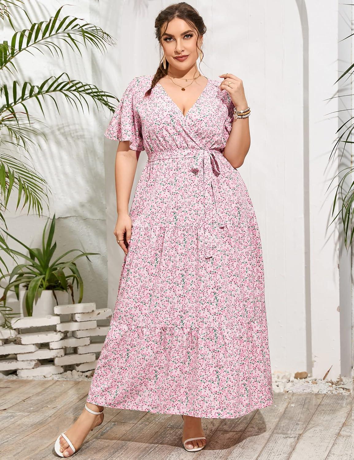 Flowy comfort Meets Stylish Curves: ⁤exploring KOJOOIN's Plus ‌Size Maxi Dress