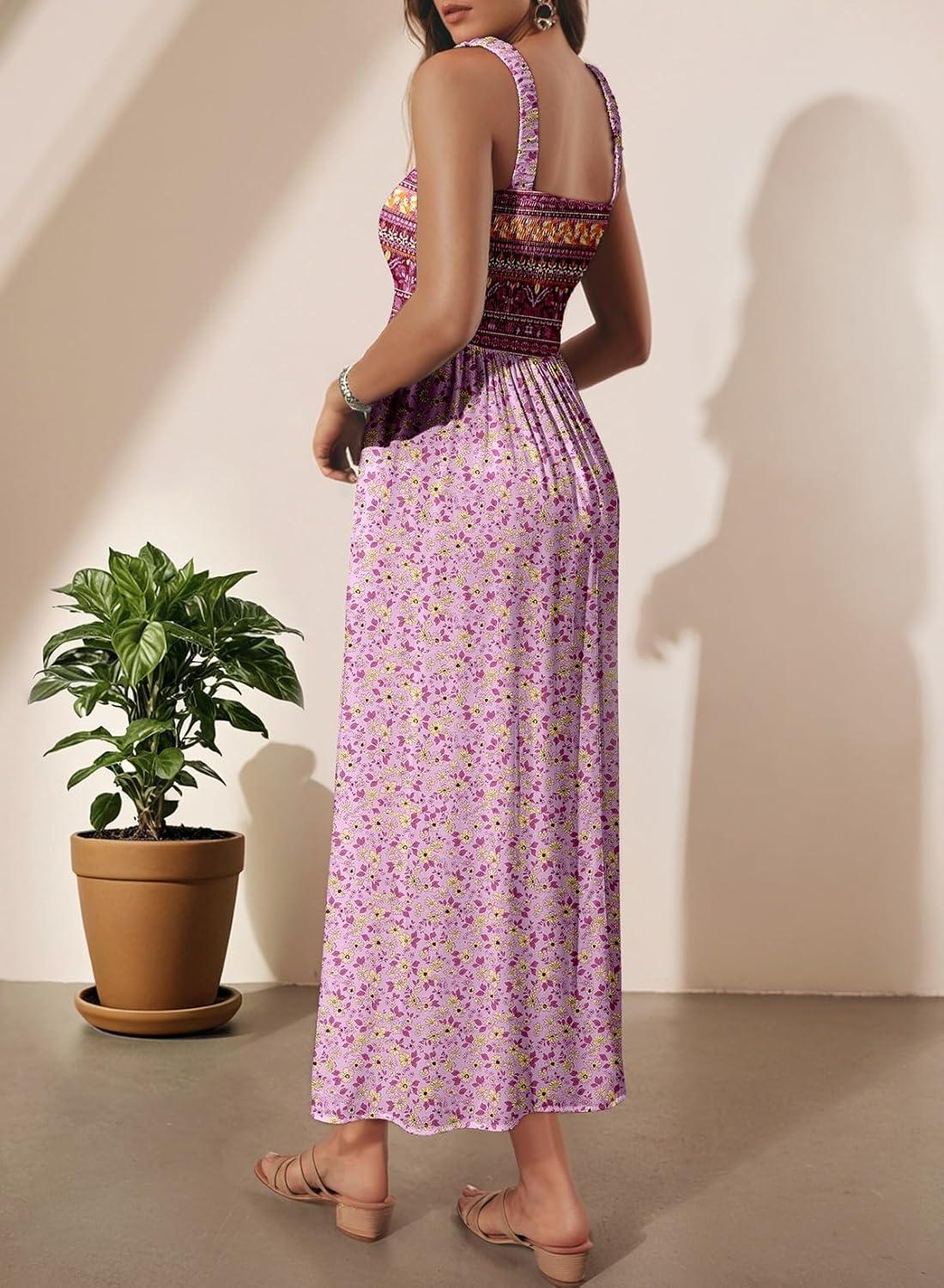 Exploring the Charm of Dokotoo's Purple Sleeveless Midi Dress