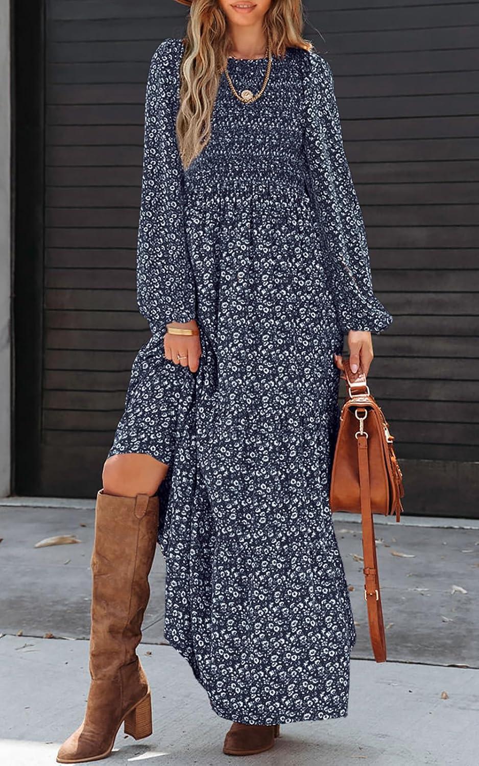 Our Honest Take on PRETTYGARDEN's 2025 Fall‌ Floral Maxi Dress