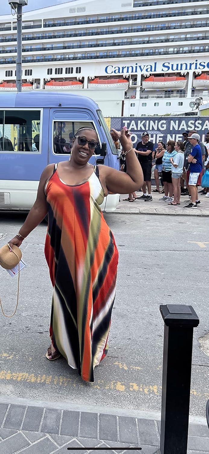 Flowy & Stylish:‌ exploring BessCops Plus⁣ Size Summer Maxi Dresses