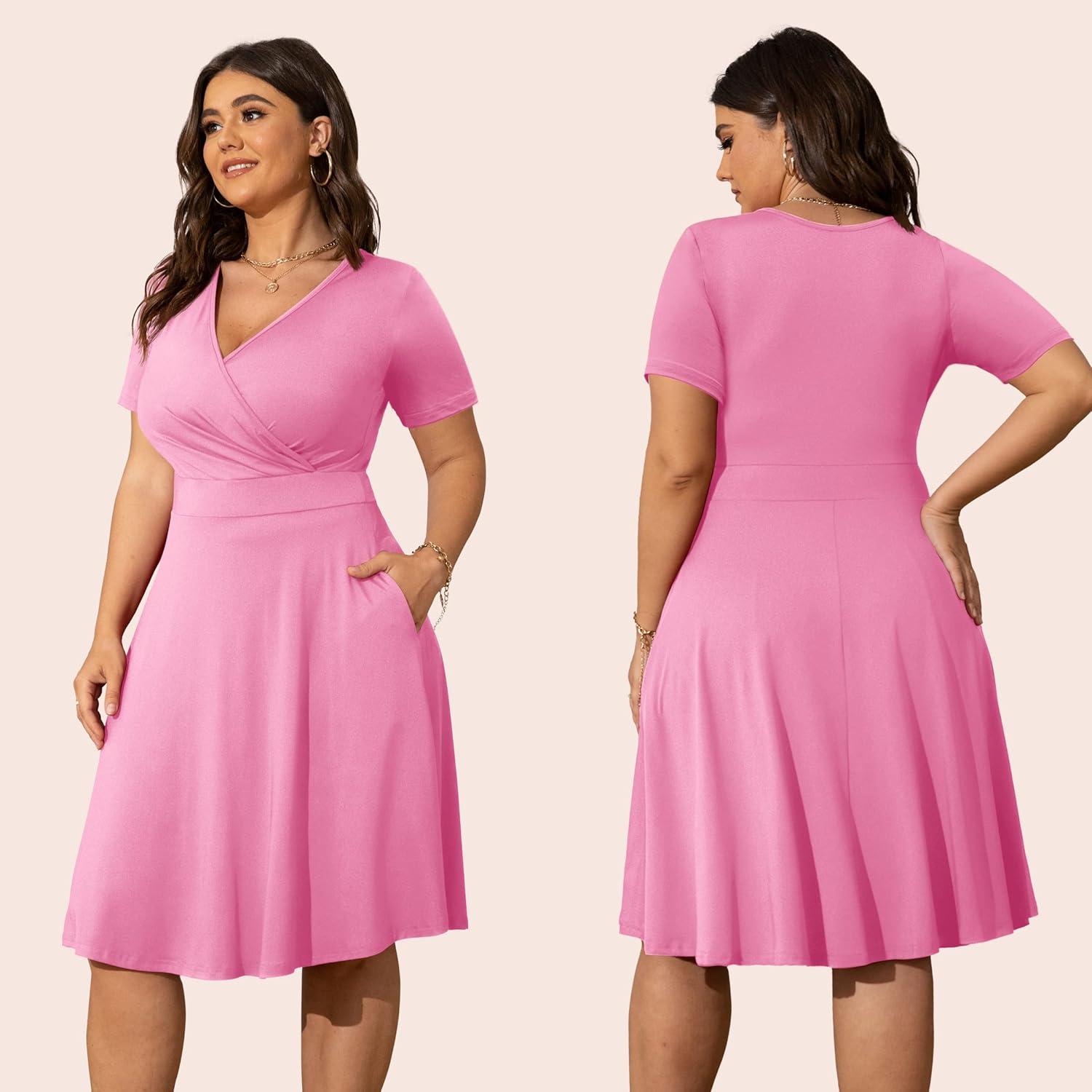 Why We Love POSESHE's ‌Plus Size Sundress ⁣with Pockets this Summer