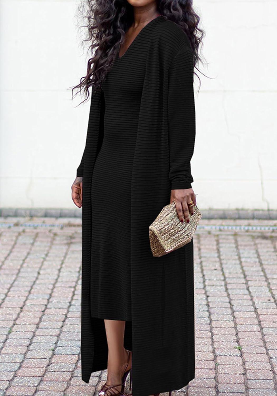 Our Take on the Voghtic women's 2-Piece Maxi Dress Set