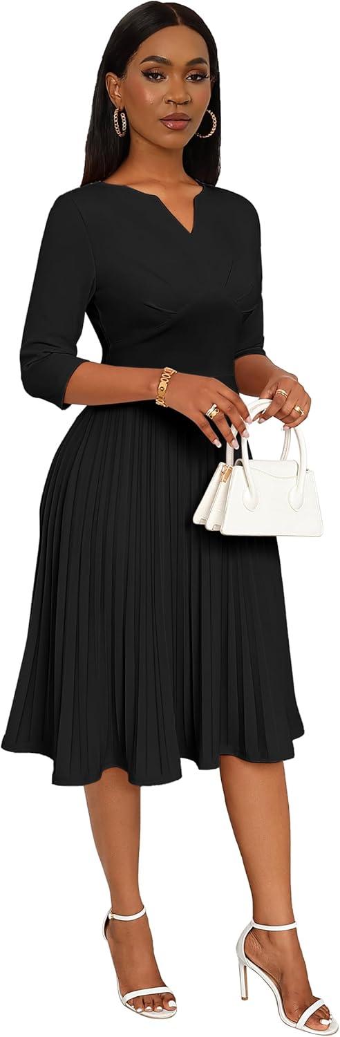 Elegant Comfort: Exploring CLOCOR's versatile Midi Dress⁣ for All occasions