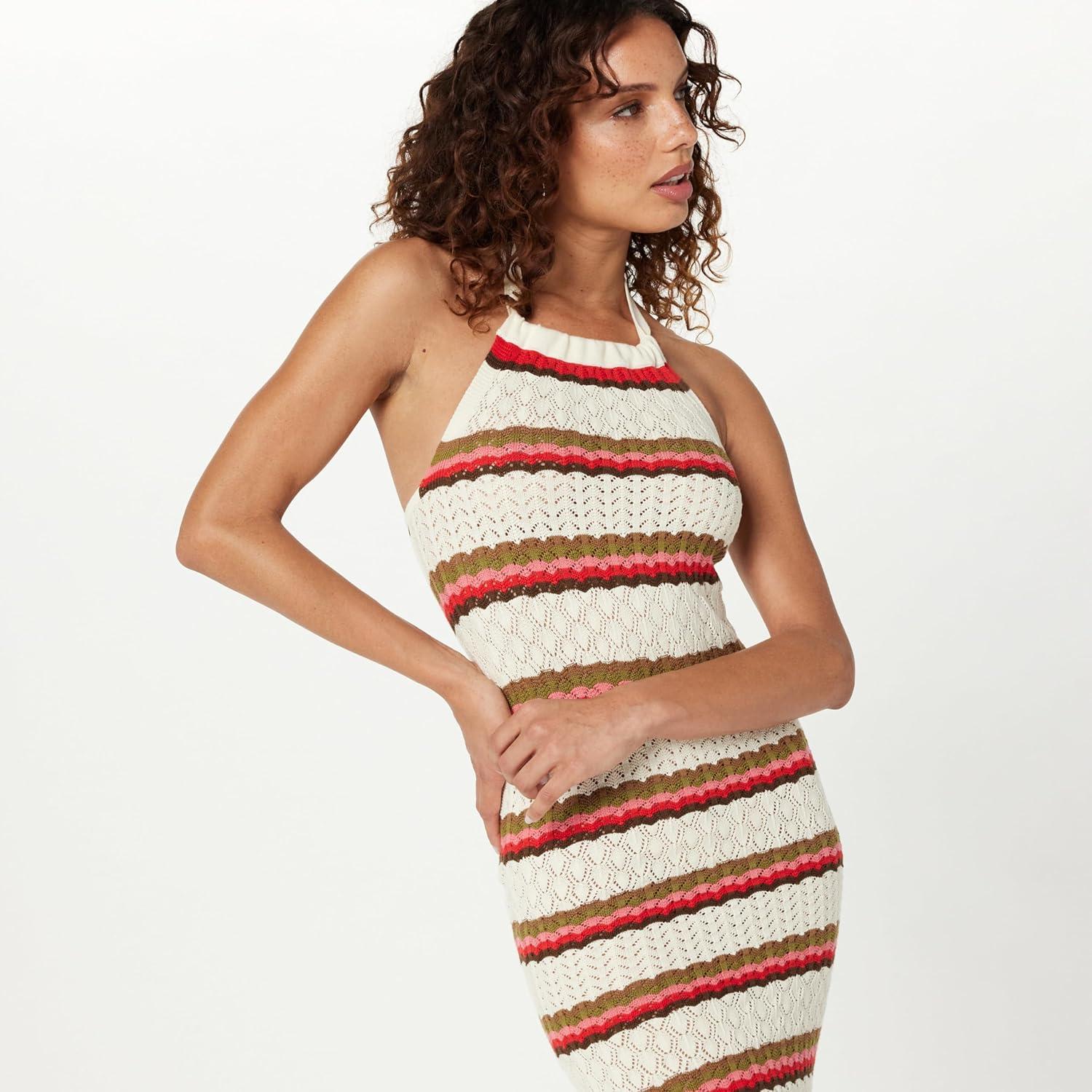 Our Honest ‌Take on The Drop's Jayla Crochet midi Dress