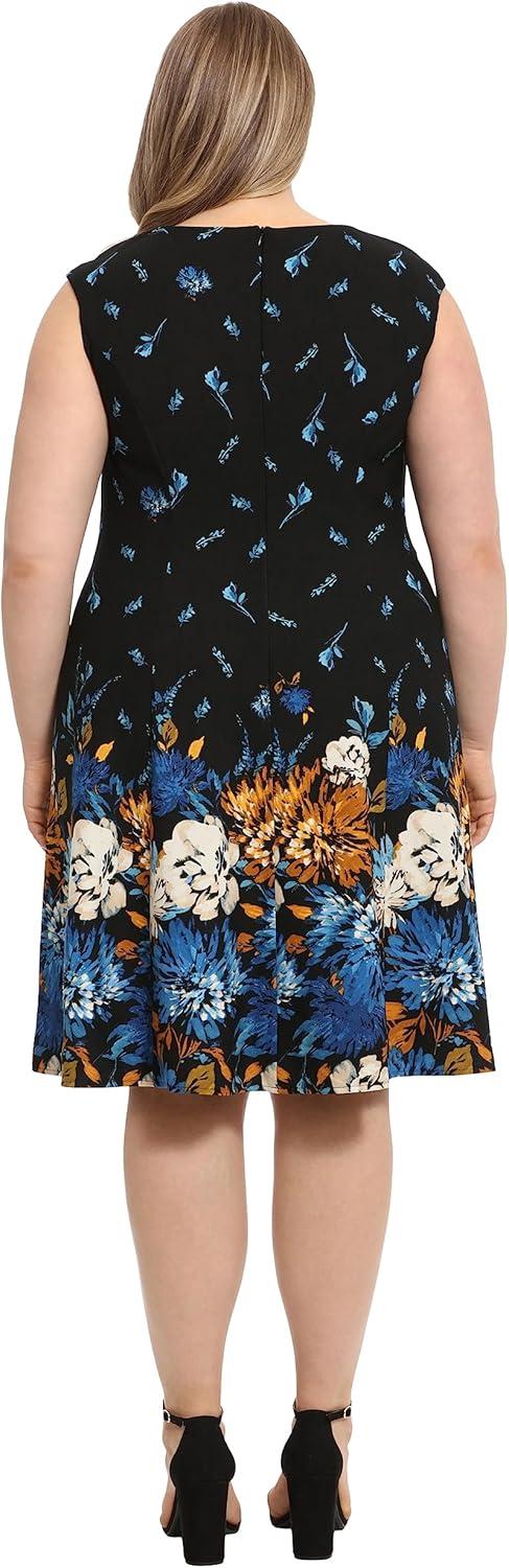 Summer elegance in London Times' Cap Sleeve Fit & Flare Dress