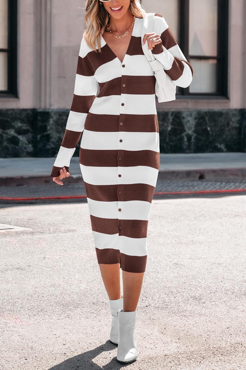 Chic and Cozy: Exploring ‌PRETTYGARDEN's Fall Sweater Dress Vibes