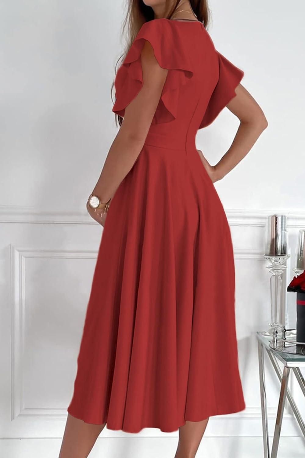 Our Take on the PRETTYGARDEN Summer Midi Dress: Elegant & Versatile