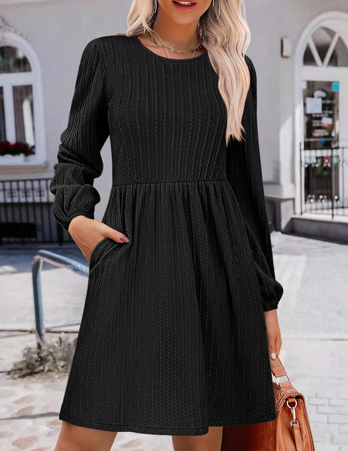 Our Honest Take on zeagoo's‍ Cozy Fall Sweater Dress with Pockets