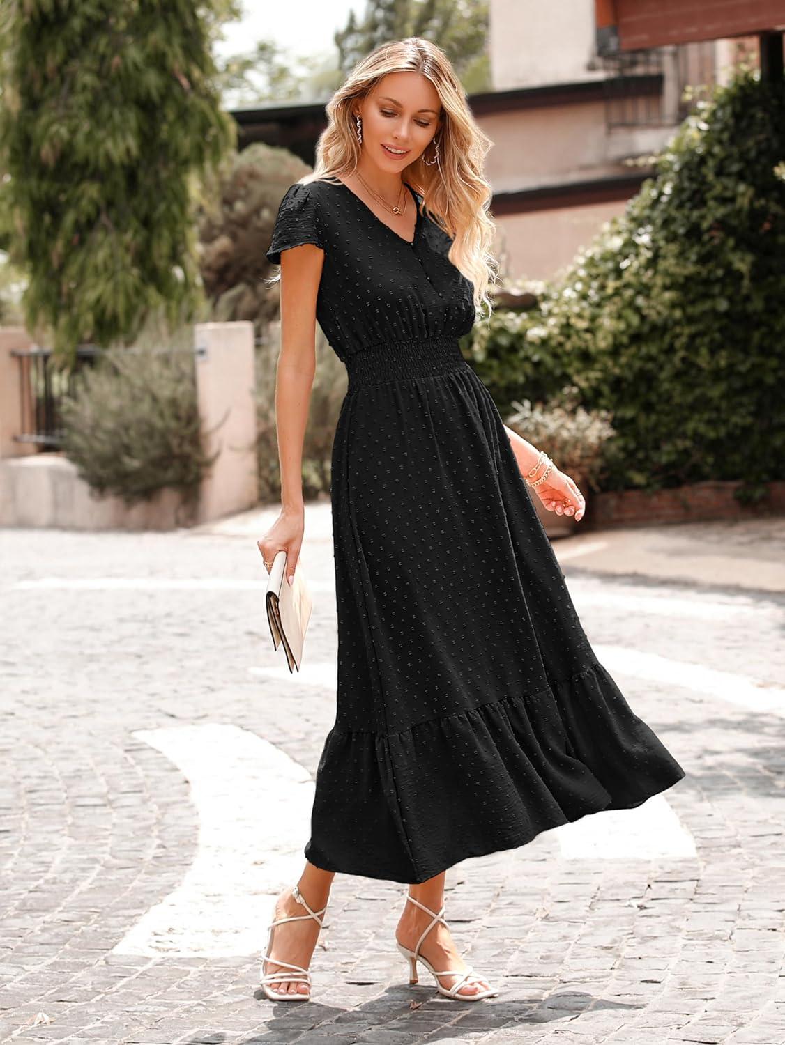 Flowy Elegance Unveiled: Exploring ⁢PRETTYGARDEN's⁤ 2025 Maxi Dress