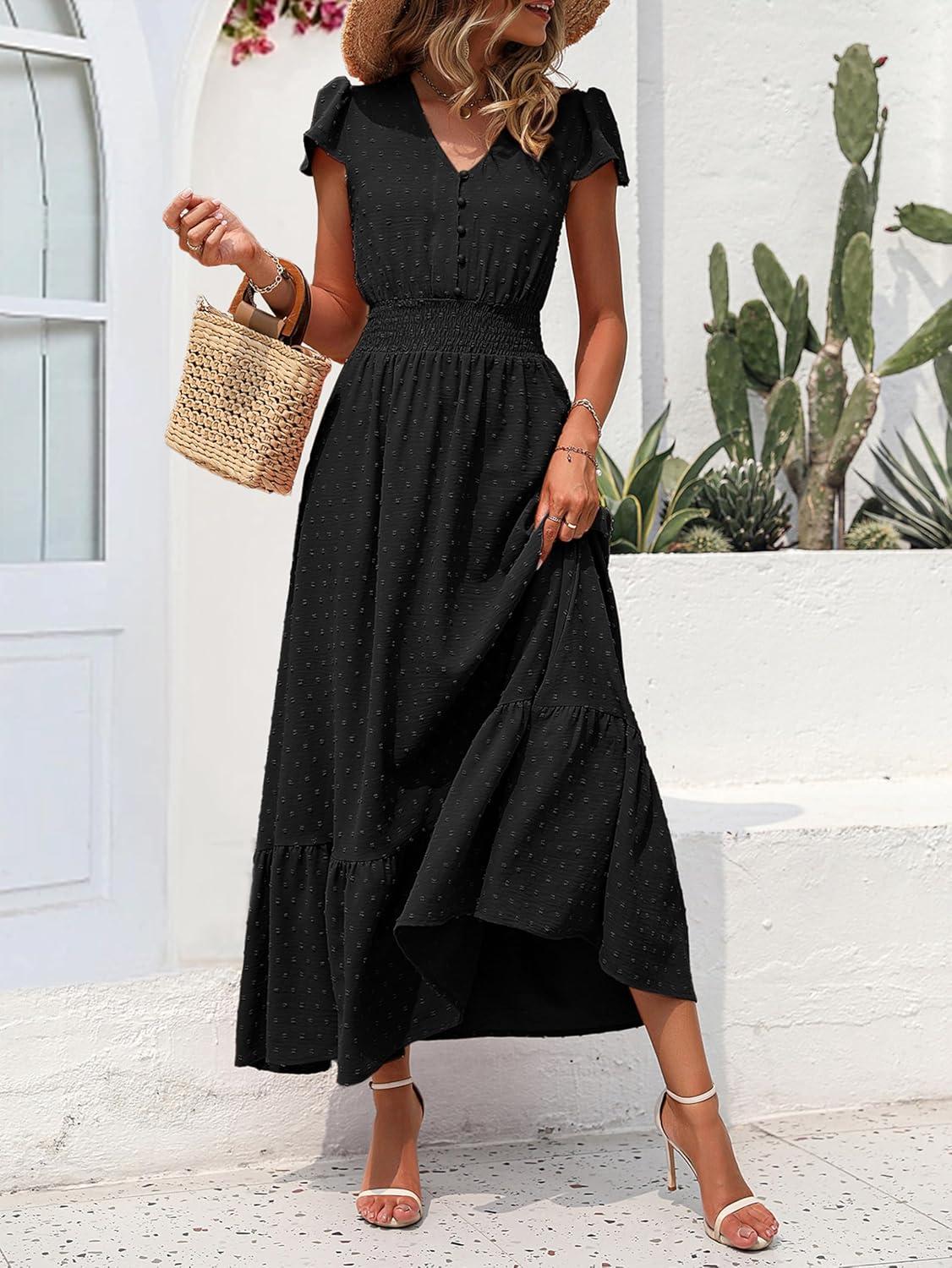 Flowy Elegance Unveiled: Exploring PRETTYGARDEN's 2025 Maxi⁢ Dress