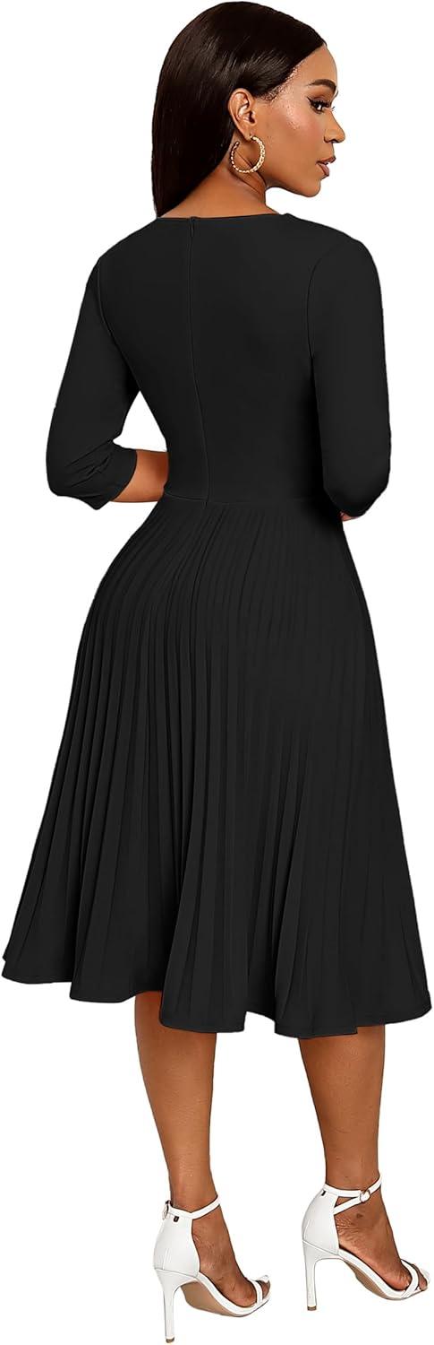 Elegant Comfort: exploring ‍CLOCOR's Versatile Midi Dress for All Occasions