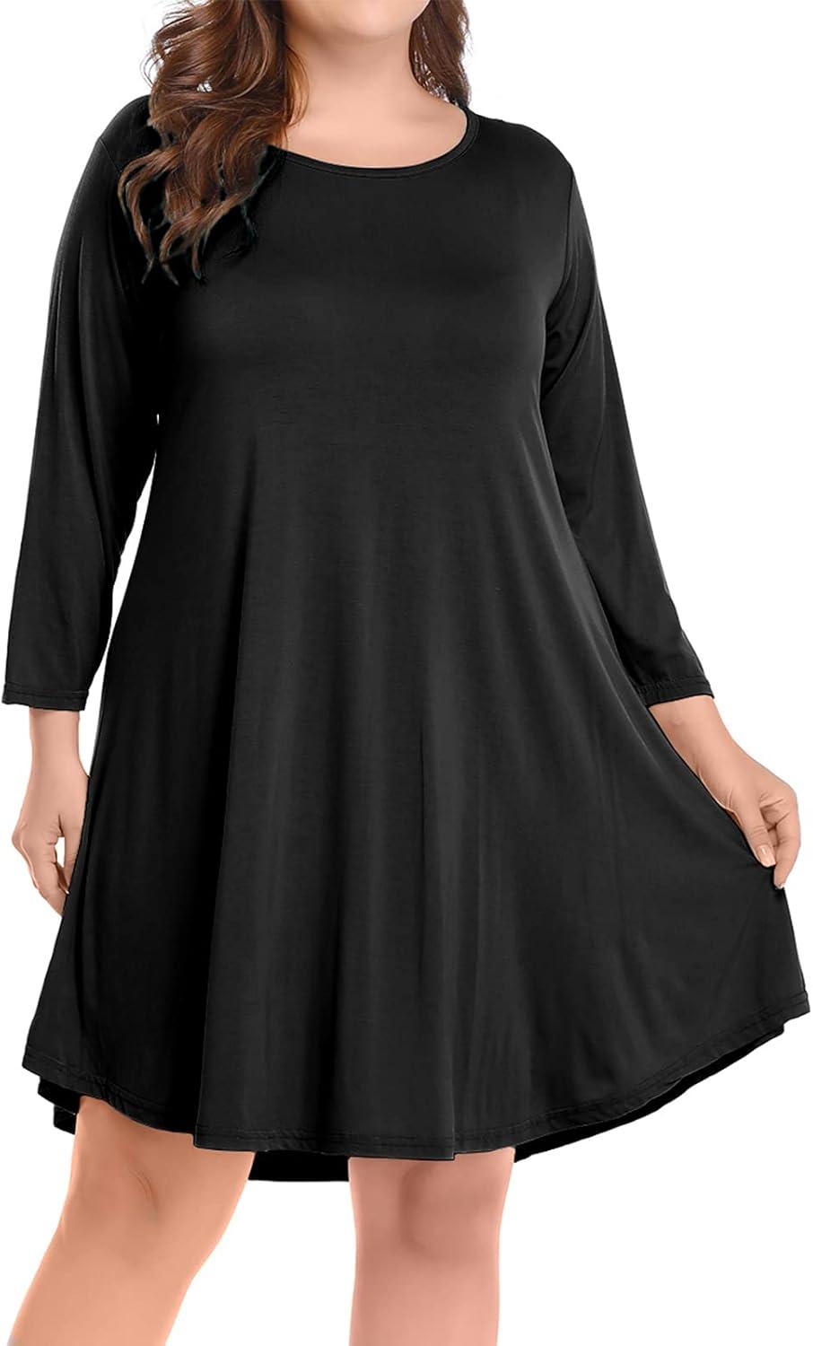 BELAROI Plus Size Fall Dress: Casual Comfort Meets Style