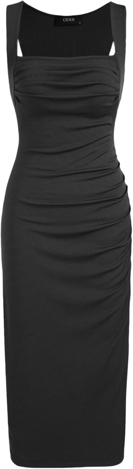 CIDER Women Midi Dress Review: Sleek Style for Every Occasion