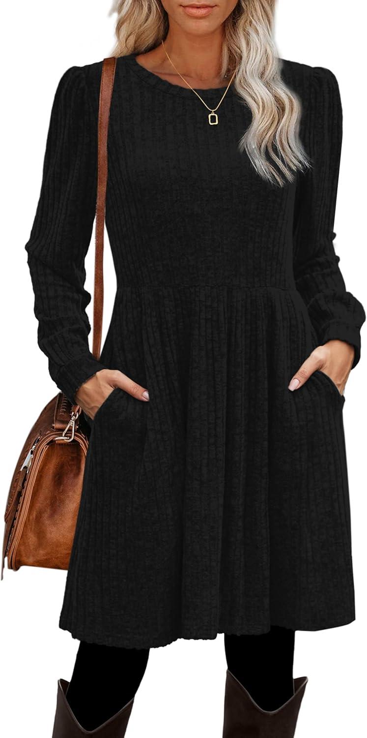 Cozy & Stylish: ‌Exploring OFEEFAN's Fall Sweater Dress 2025