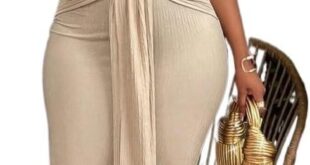 Effortless Elegance Reviewing Efjone 2024 Apricot Maxi Dress