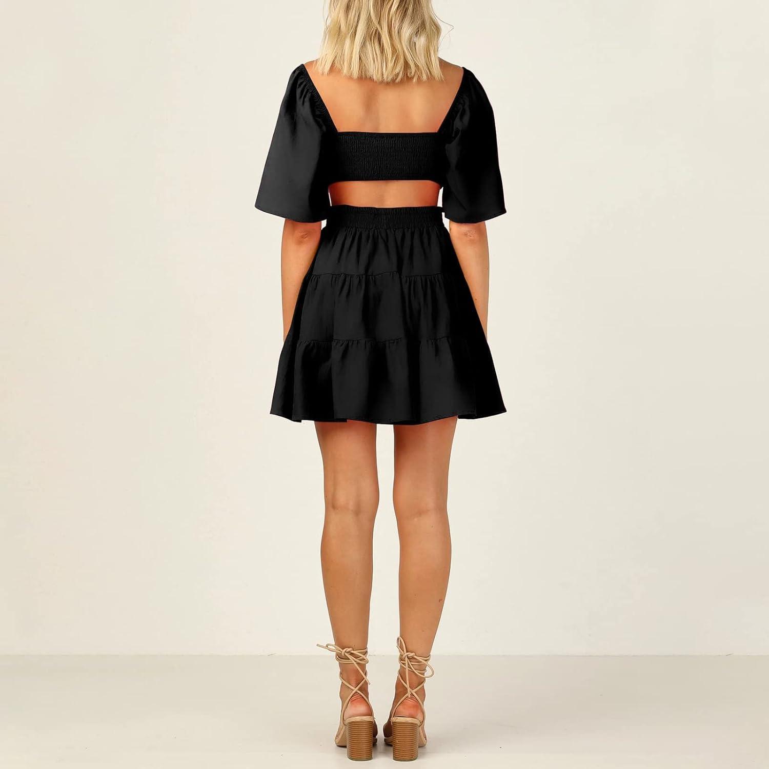 Effortless Summer Style: Exploring Senllen's Cute Mini dress