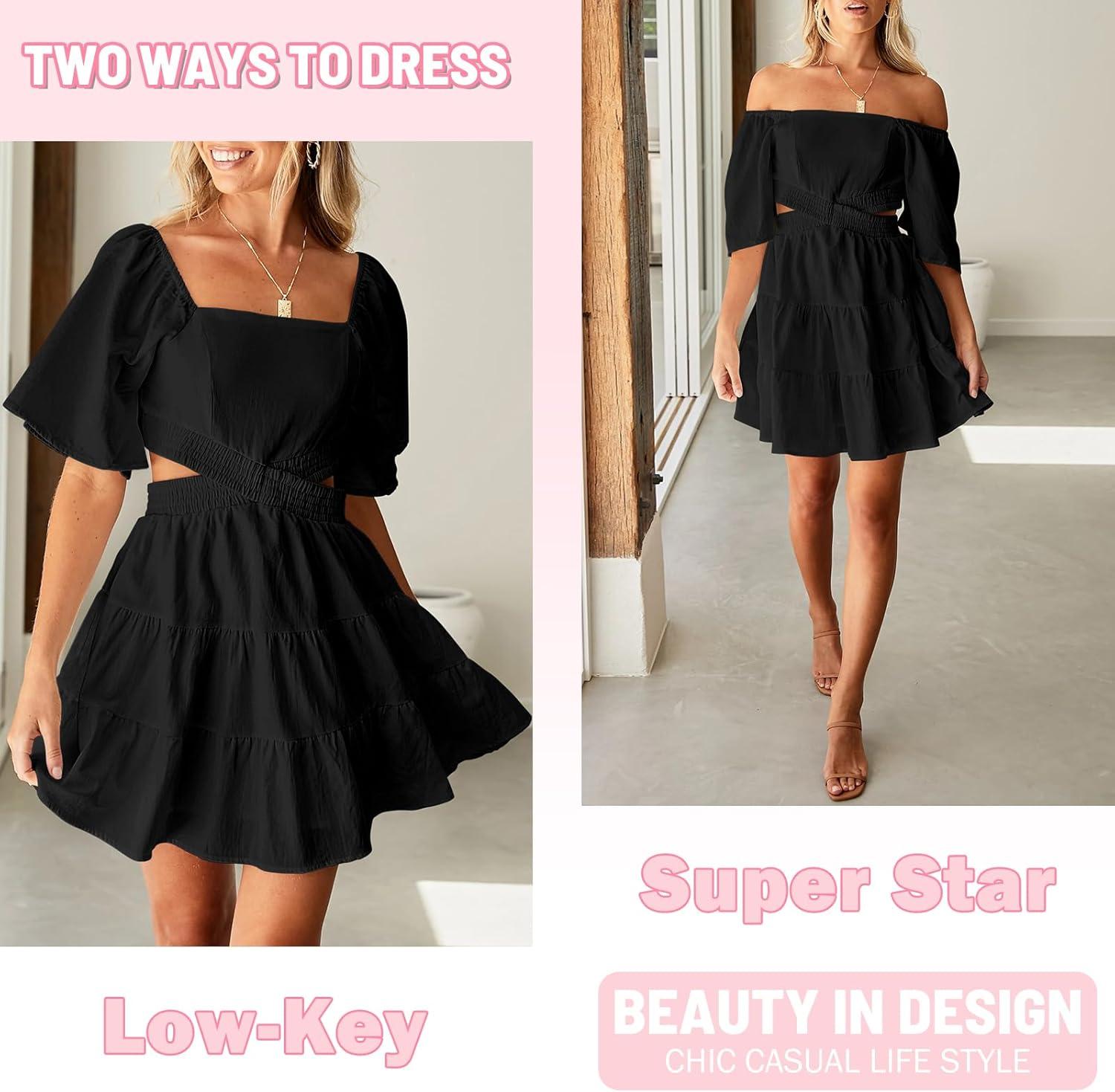 Effortless Summer Style: Exploring Senllen's Cute Mini Dress