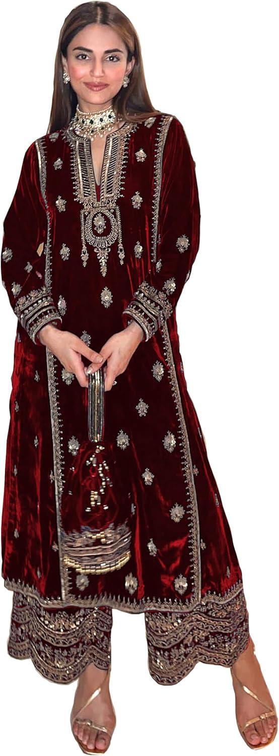 Elevate Traditional Style with Life Fashion’s Velvet Salwar Kameez